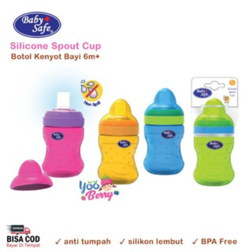baby-safe-ap015-training-cup-soft-silicone-spout